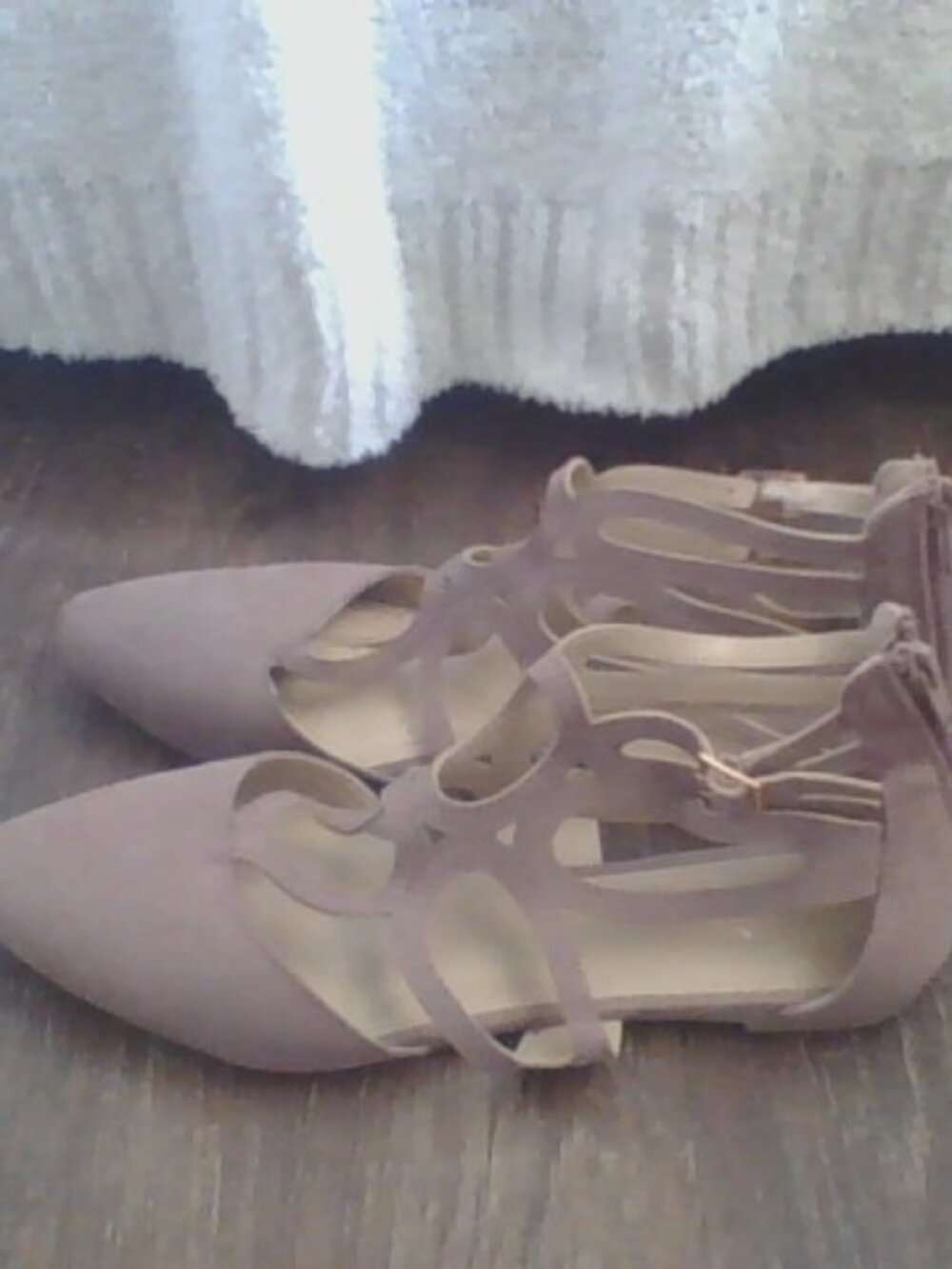LC Lauren Conrad Faux Suede Pink Flats - Picture 5 of 8